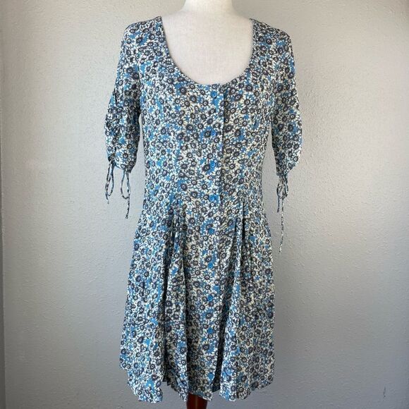 NWT Free People Floral Midi Dress Size M - Picture 1 of 11